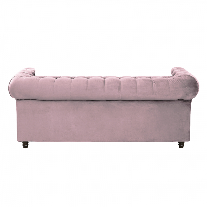 Canapea CHESTERFIELD extensibila, 3 locuri, cu arcuri si lada depozitare, 205x90x80 cm - ExpoMob [7]
