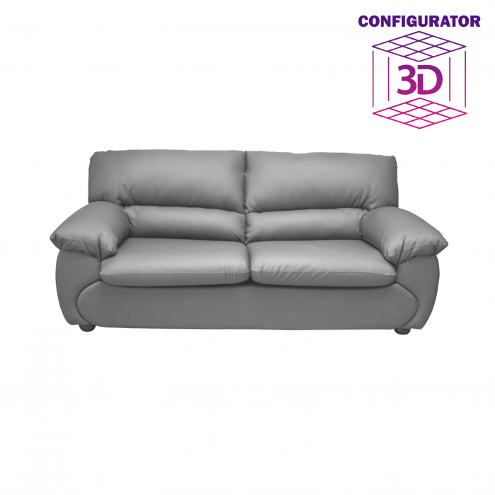 Canapea LUXOR 3L extensibila, 3 locuri, 215x95x95cm, Configurator 3D