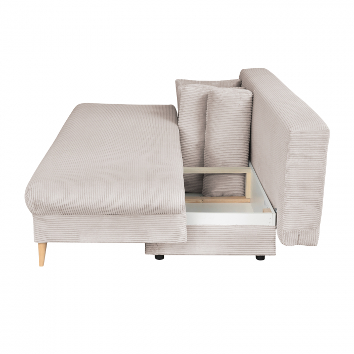 Canapea MILANO ONE extensibila, 3 locuri, cu arcuri si lada depozitare, 200x95x95 cm [5]