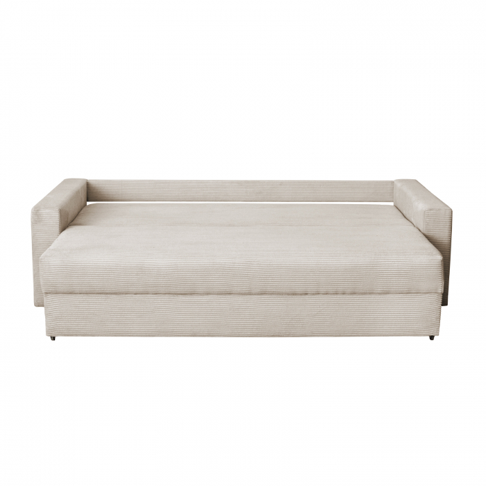 Canapea NICO II LUX extensibila, 3 locuri, cu arcuri si lada depozitare, 220x85x75 cm - ExpoMob [3]