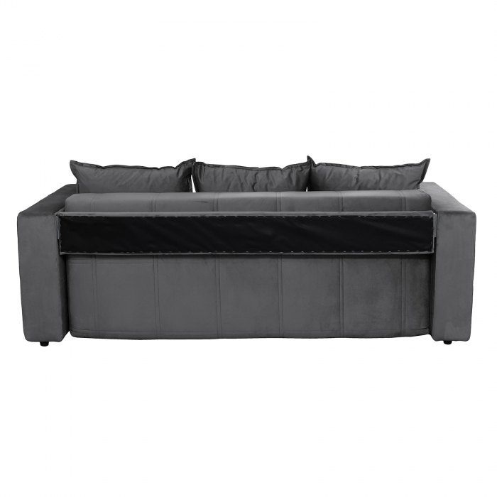 Canapea ROYAL M extensibila, 3 locuri, cu arcuri si lada depozitare, 230x105x80 cm - ExpoMob [5]
