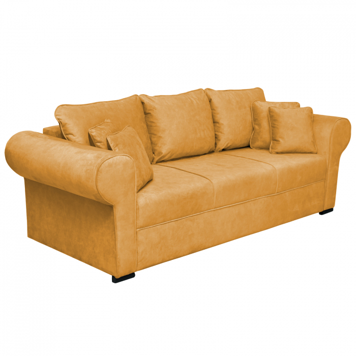 Canapea SEUL extensibila, 3 locuri, cu arcuri si lada depozitare, 250x105x100 cm - ExpoMob [3]
