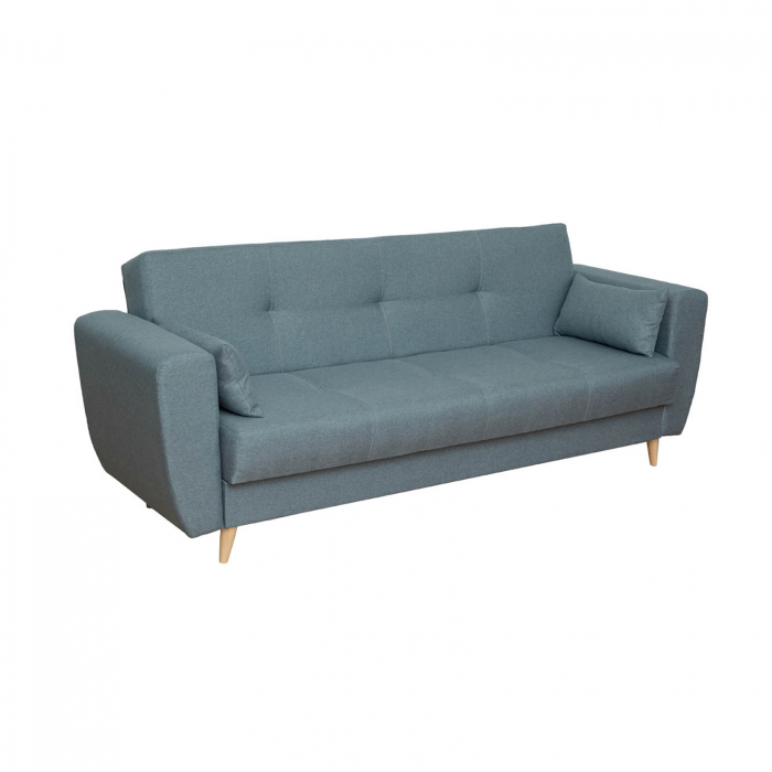 Canapea SIENA extensibila, 3 locuri, cu arcuri si lada depozitare, 230x87x92 cm - ExpoMob [2]