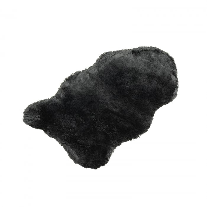 Carpeta blana artificiala, negru, 50x90 cm