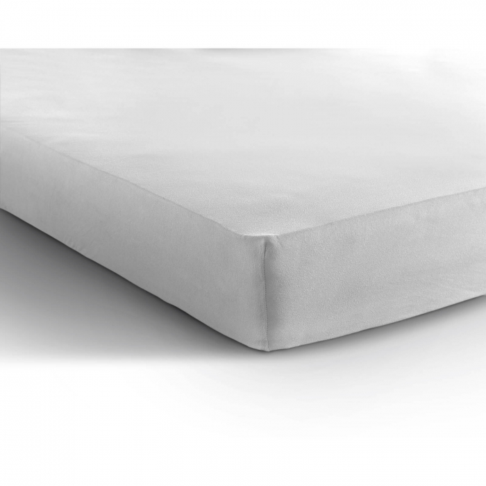 Cearsaf de pat dublu cu elastic Enkel, 140 x 200, alb - ExpoMob [6]