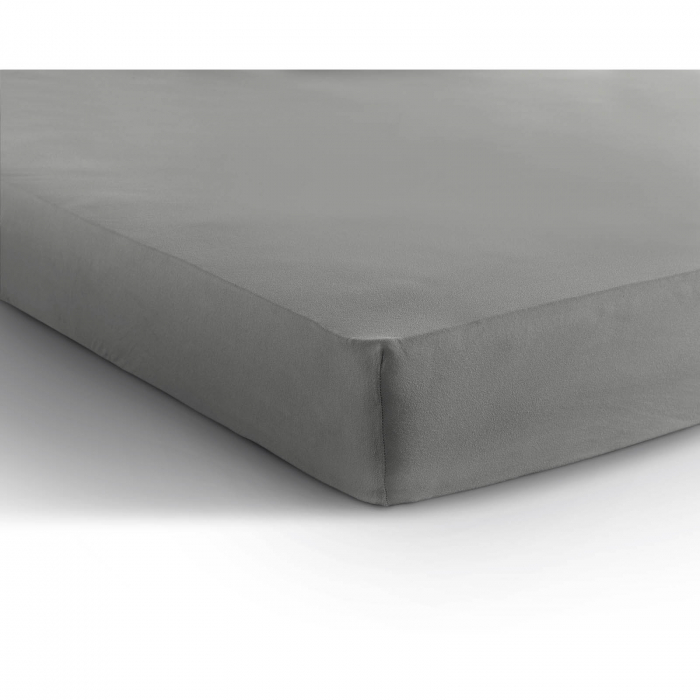 Cearsaf de pat dublu cu elastic Enkel, 140 x 200, gri - ExpoMob [6]