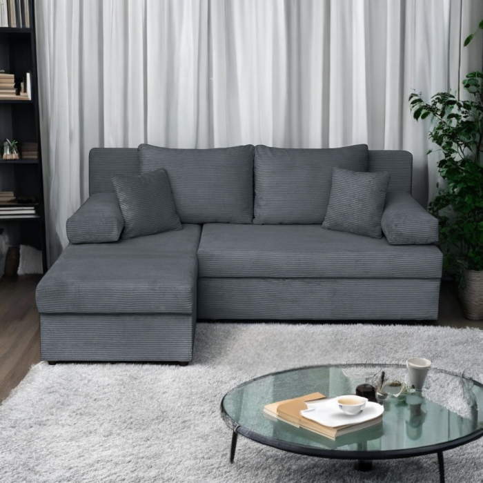 Coltar ANA LUX extensibil, cu lada depozitare, colt interschimbabil, 200x140x83 cm - ExpoMob [6]