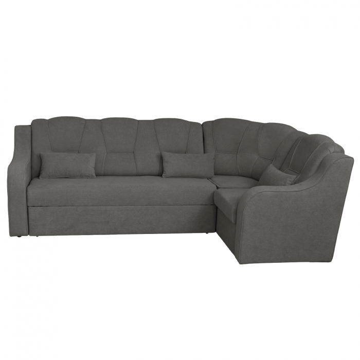 Coltar C3M extensibil, cu lada depozitare, colt interschimbabil, gri inchis, 270x165x100 cm