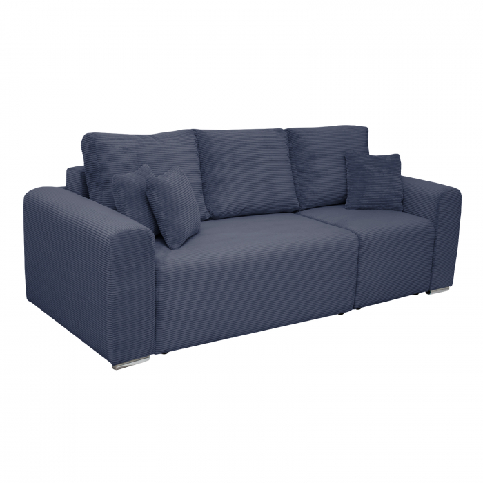 Coltar/Canapea BEGA extensibil, cu arcuri si lada depozitare, colt interschimbabil, 240x153x80 cm - ExpoMob [4]