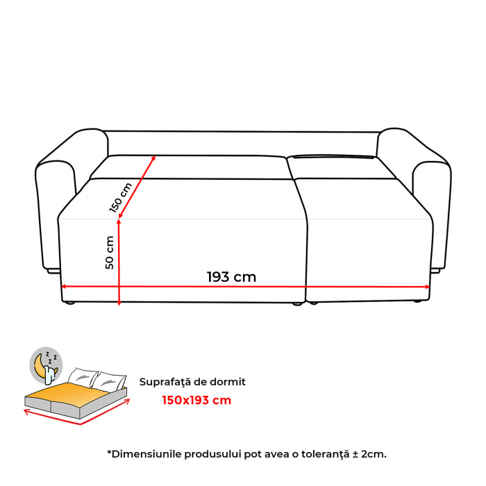 Coltar/Canapea BEGA B extensibil, cu arcuri si lada depozitare, colt interschimbabil, 240x153x80 cm - ExpoMob [13]