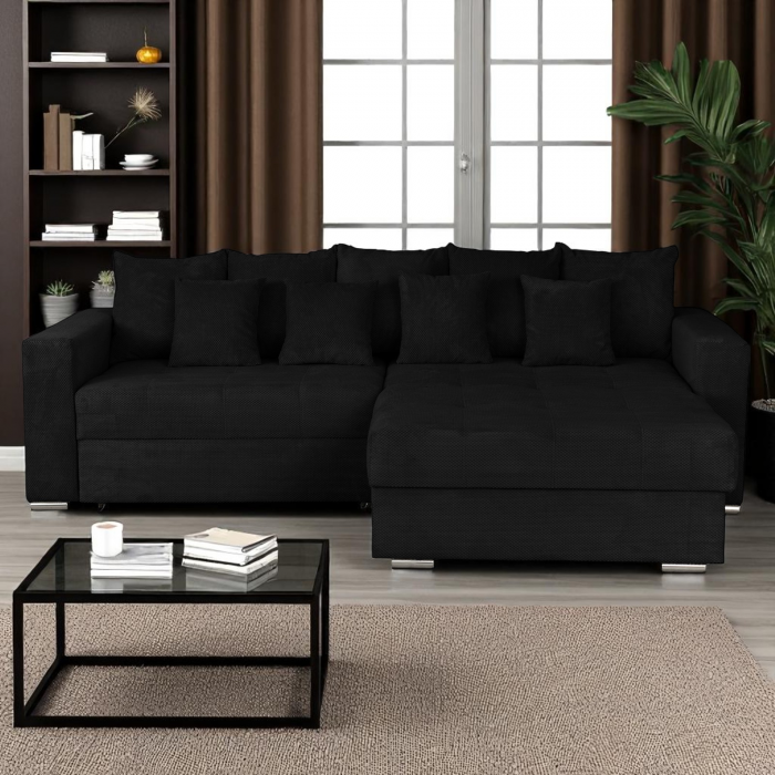 Coltar FELIX extensibil, cu arcuri si lada depozitare, colt interschimbabil, 266x165x90 cm [6]