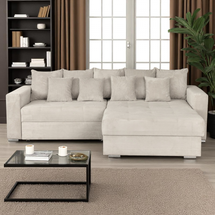 Coltar FELIX extensibil, cu arcuri si lada depozitare, colt interschimbabil, 266x165x90 cm [6]