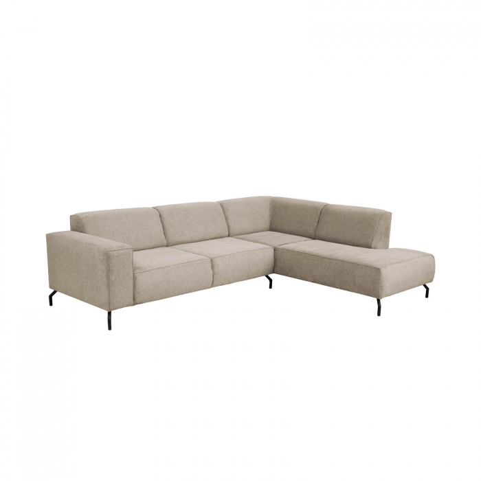 Coltar fix RICARDO D, cu arcuri, colt dreapta, bej, 275x210x78 cm [2]