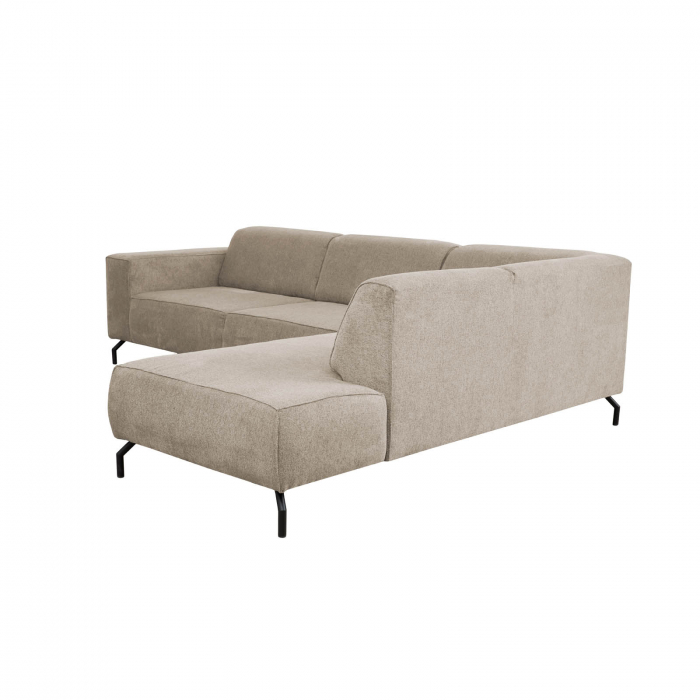 Coltar fix RICARDO D, cu arcuri, colt dreapta, bej, 275x210x78 cm [5]