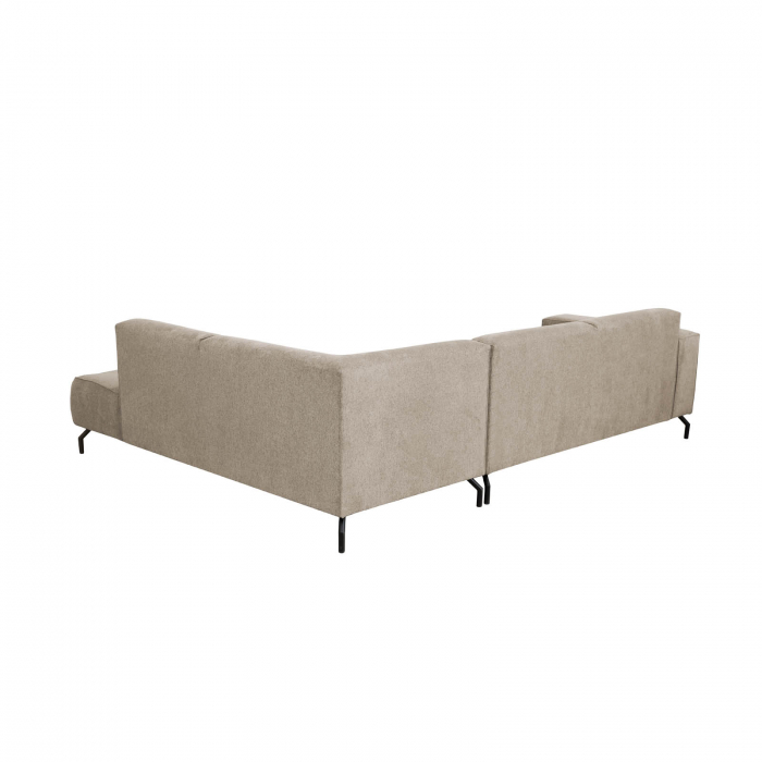 Coltar fix RICARDO D, cu arcuri, colt dreapta, bej, 275x210x78 cm [6]