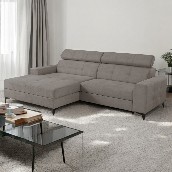 Coltar FLORIDA ONE extensibil, cu arcuri si lada depozitare, 280x175x95 cm [8]