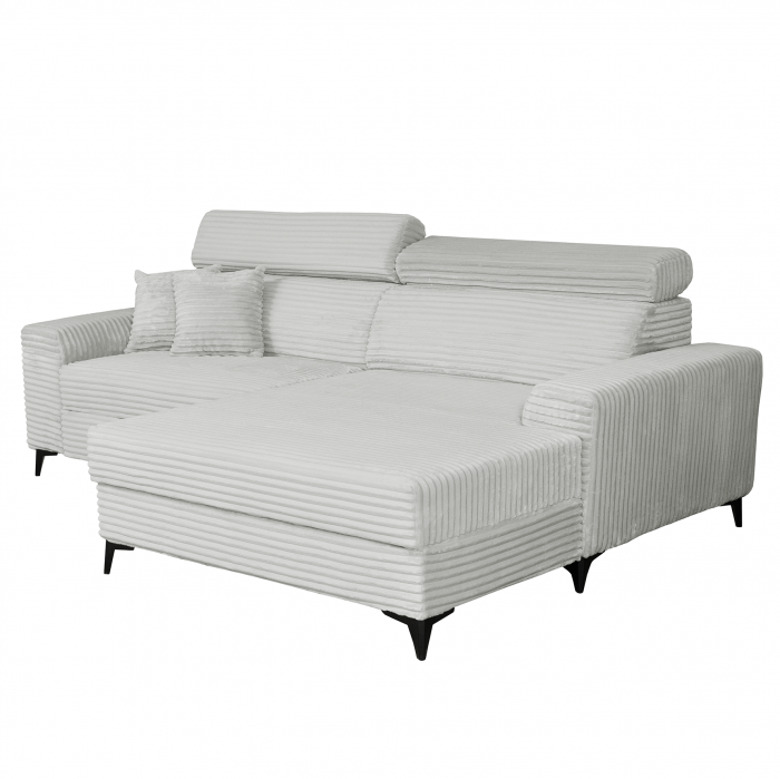 Coltar FLORIDA ONE T extensibil, cu arcuri si lada depozitare, 280x175x95 cm [4]