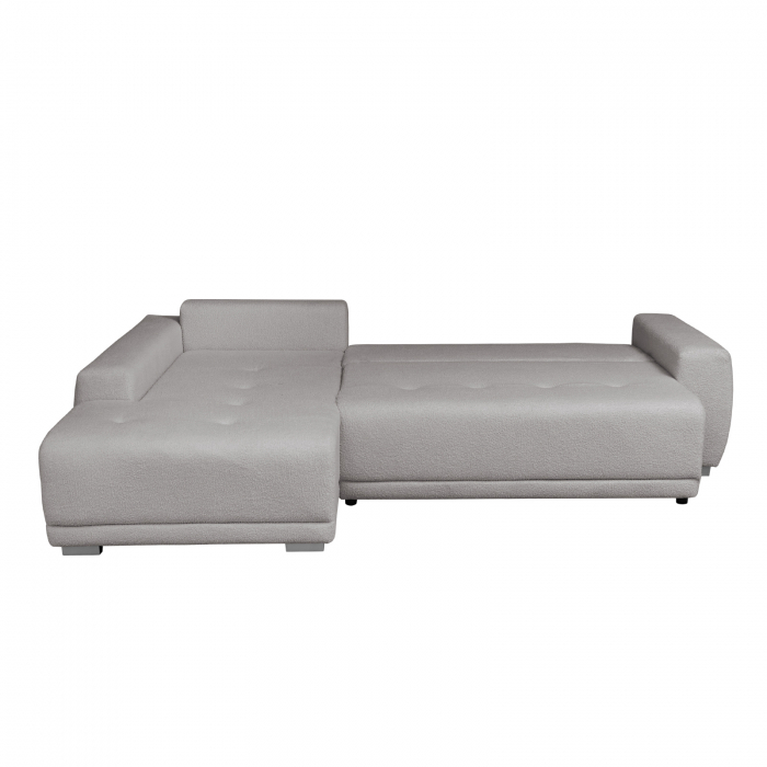 Coltar MARIBO BUCLE extensibil, cu arcuri si lada depozitare, 280x204x92 cm - ExpoMob [4]