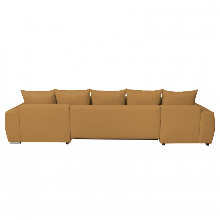 Coltar MARIBO U extensibil, cu arcuri si lada depozitare, colt dreapta, 350x203x90 cm - ExpoMob [4]