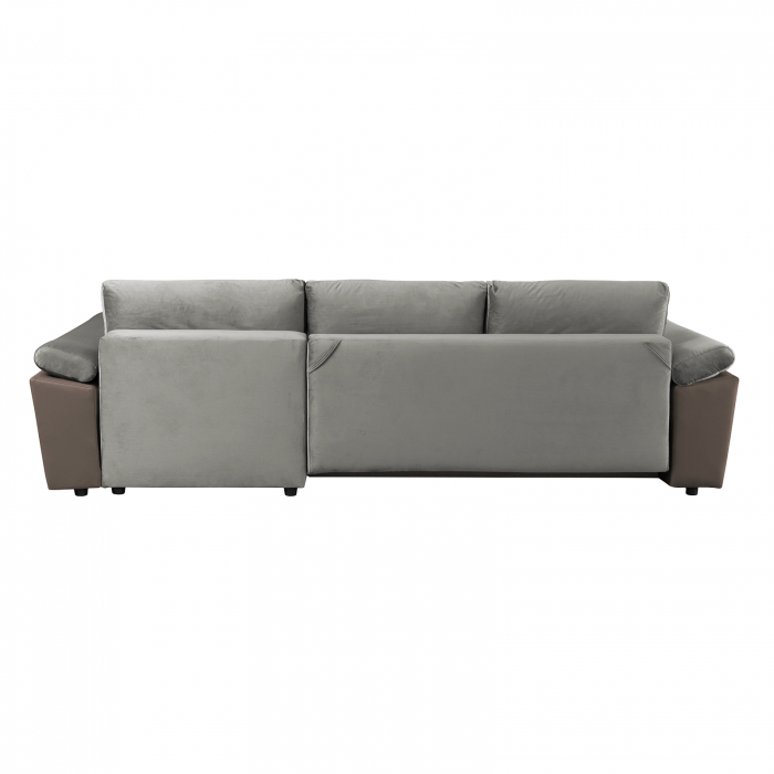 Coltar MODENA extensibil, cu arcuri si lada depozitare, 282x205x92 cm - ExpoMob [5]