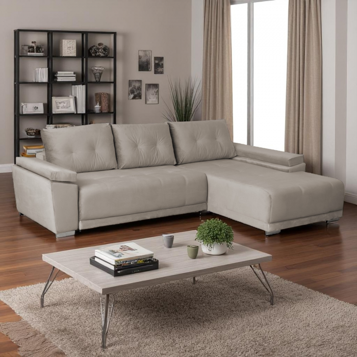 Coltar MODENA extensibil, cu arcuri si lada depozitare, 282x205x92 cm - ExpoMob [6]
