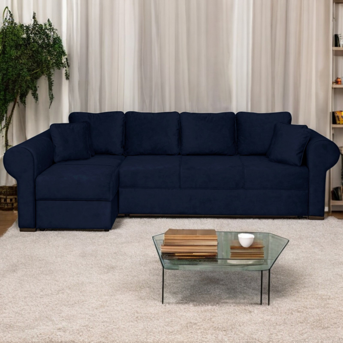 Coltar SEUL XL extensibil, cu arcuri si lada depozitare, 90x145x95 cm - ExpoMob [5]