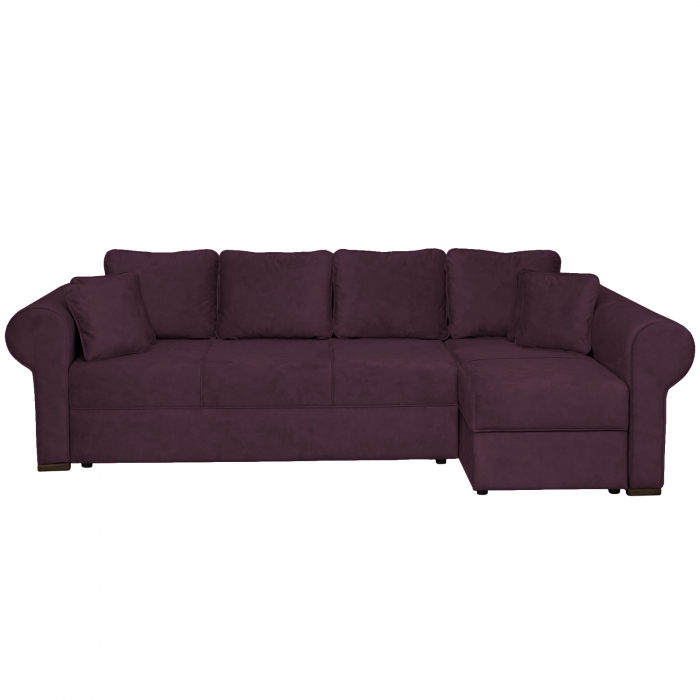 Coltar SEUL XL extensibil, cu arcuri si lada depozitare, colt dreapta, verde, 290x145x95 cm