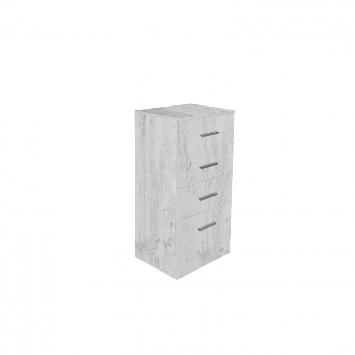 Comoda ALMA, 4 sertare, 50x40x103 cm - ExpoMob [2]