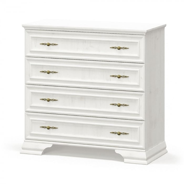 Comoda IRYS, 4 serare, pin anderson, 93,4x39x88,7 cm