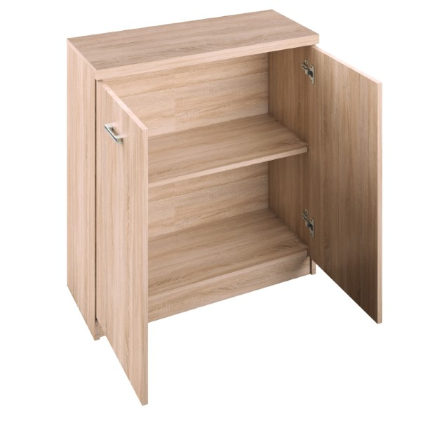 Comoda TOP MIX, 2 usi, stejar sonoma, 80x33x85 cm [3]