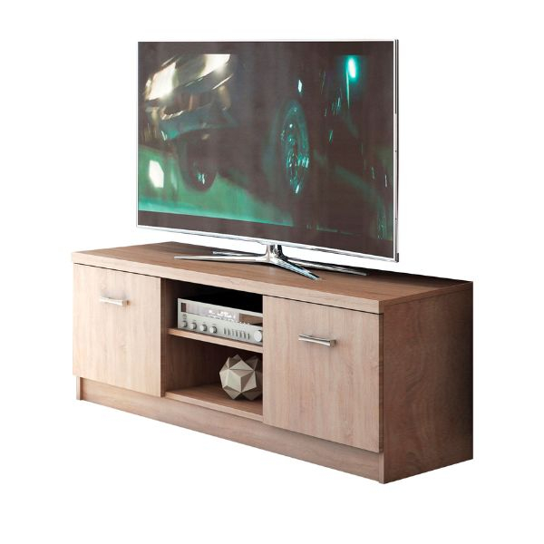 Comoda TV TOP MIX, 2 uși, stejar sonoma, 120x42x46 cm [2]
