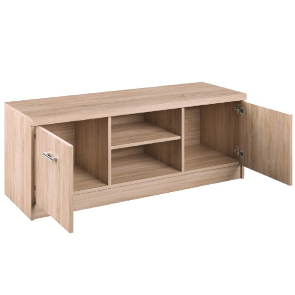 Comoda TV TOP MIX, 2 uși, stejar sonoma, 120x42x46 cm [3]