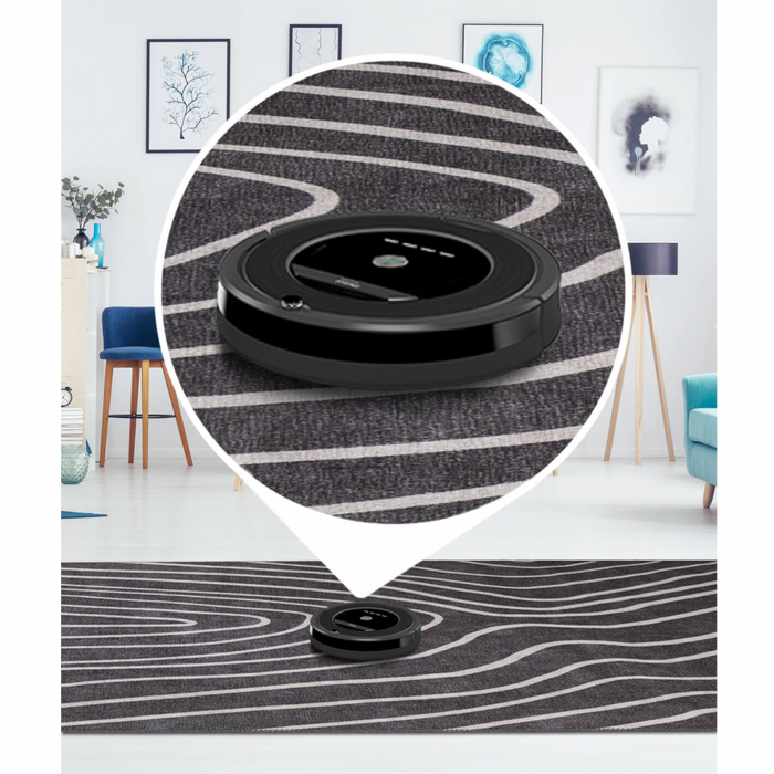 Covor Artloop Funk 421, negru si alb, 230x330 cm - ExpoMob [5]