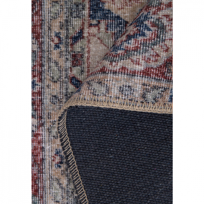 Covor Folk Vintage 46, albastru si rosu, 150x230 cm - ExpoMob [4]