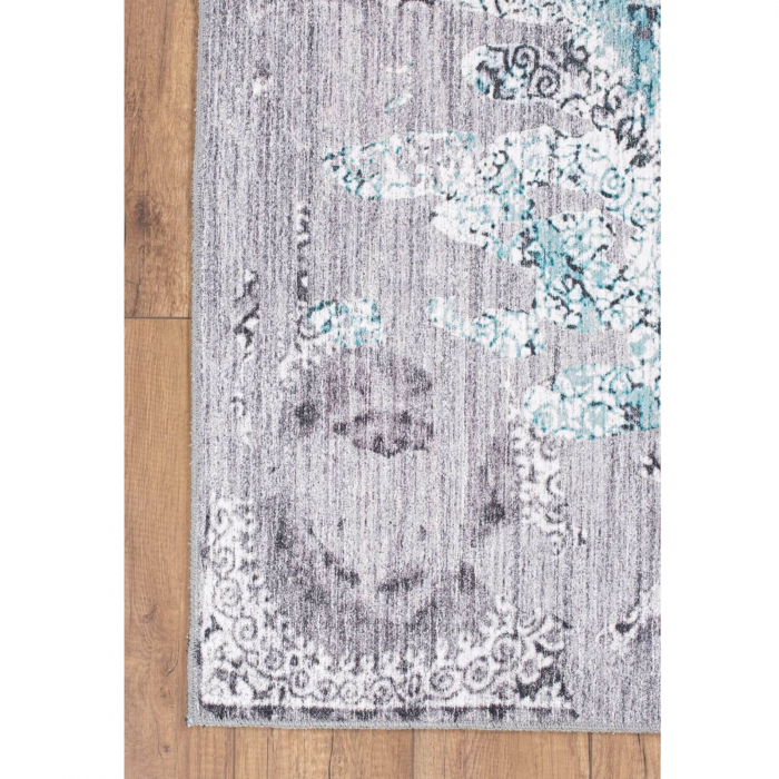 Covor Fusion Modern 198, gri si albastru, 150x230 cm - ExpoMob [3]