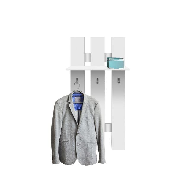 Cuier suspendat TOP MIX 60, alb, 60x23x100 cm [2]