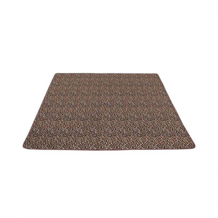 Cuvertura cocolino LEOPARD, cu 2 fete, print leopard + maro, 210x220 cm - ExpoMob [4]