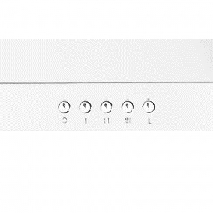 Hota incorporabila decorativa Hausberg HB-1260 AB, putere de absorbtie 650 m3/h, 1 motor, 60 cm, alb - ExpoMob [4]