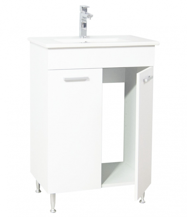 Set Baza si Lavoar seria 067, 50 cm, alb [2]