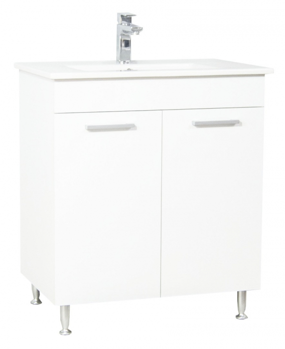 Set Baza si Lavoar, seria 067, 70 cm, alb