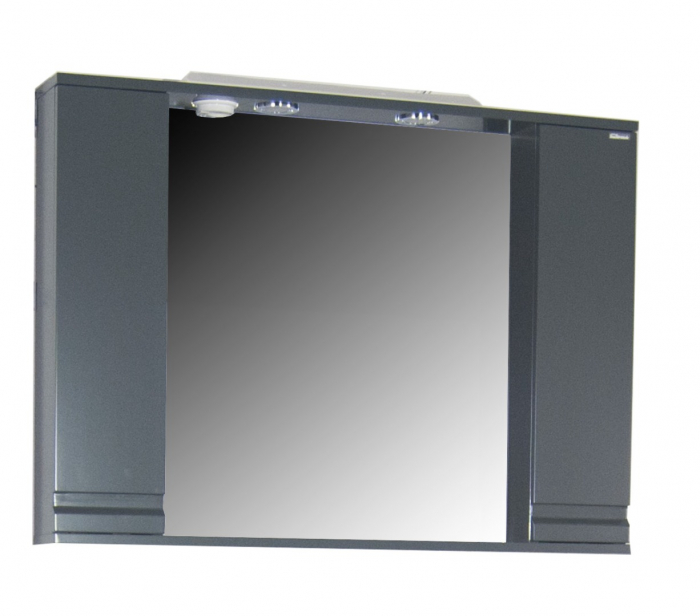 Kit oglinda seria 786, front MDF, antracit, 90x71 cm