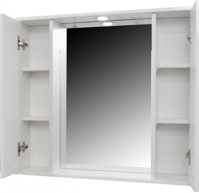 Oglinda PROMO, alb, 75x60 cm [2]