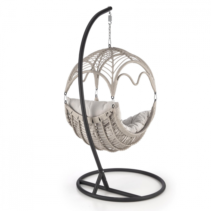Leagan suspendat RASMUS, gri, 85x60x202 cm [5]