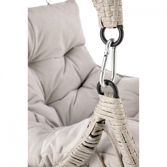 Leagan suspendat RASMUS, gri, 85x60x202 cm [8]