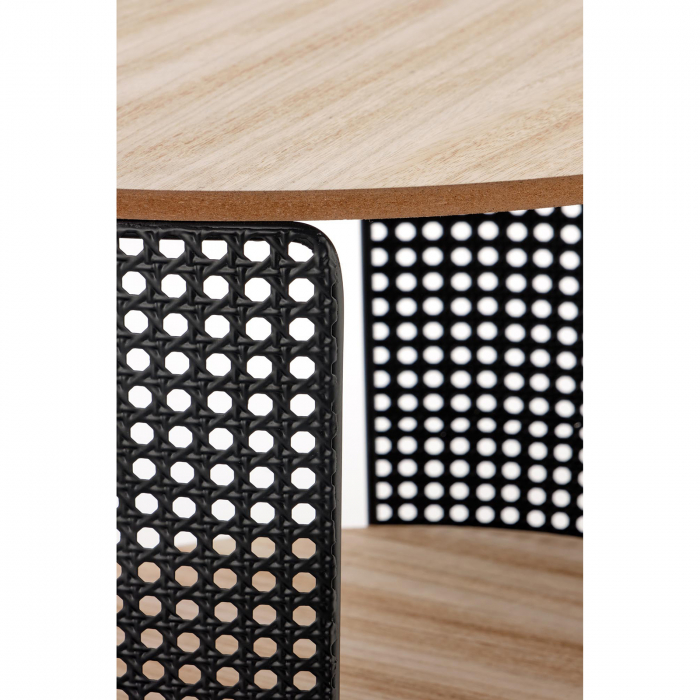 Masa cafea NUBIRA, marmura alb + auriu, ⌀ 60 cm - ExpoMob [6]