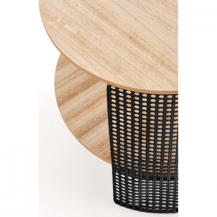 Masa cafea NUBIRA, marmura alb + auriu, ⌀ 60 cm - ExpoMob [7]