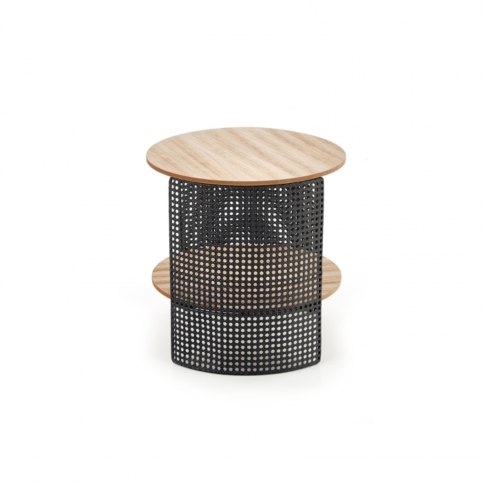 Masa cafea NUBIRA, marmura alb + auriu, ⌀ 60 cm - ExpoMob [5]