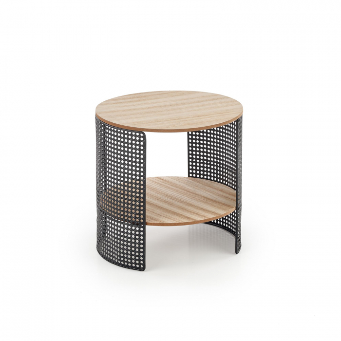 Masa cafea NUBIRA, marmura alb + auriu, ⌀ 60 cm - ExpoMob [3]