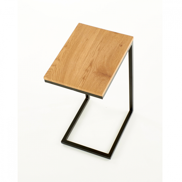 Masuta cafea NISA, negru, 40x30x60 cm [5]