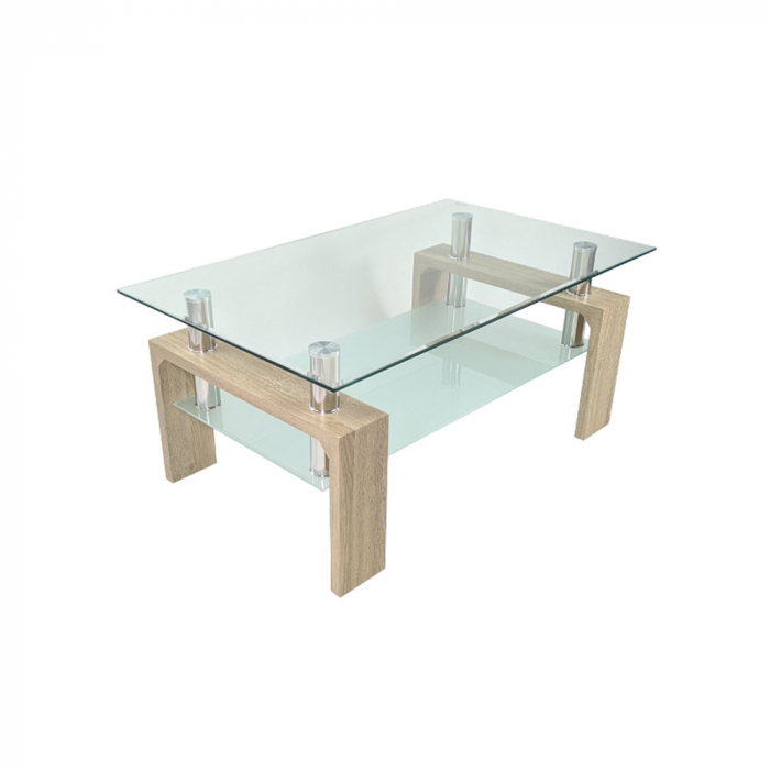 Masuta cafea s72, sonoma, 100x60x45 cm